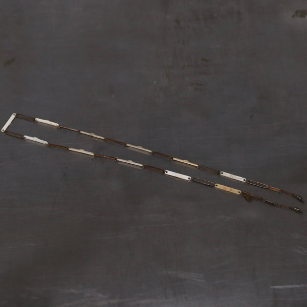 Rigards Hand-beaten copper and buffalo horn glasses chain AT005CU series collection RG-AT005CU-DLG+JT marble horn + gold copper AT005CU